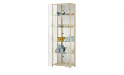 Vitrine Cristal | 2|Stück Eiche sägerau (Nachbildung) -Komm Store 13346743 9 202010090132