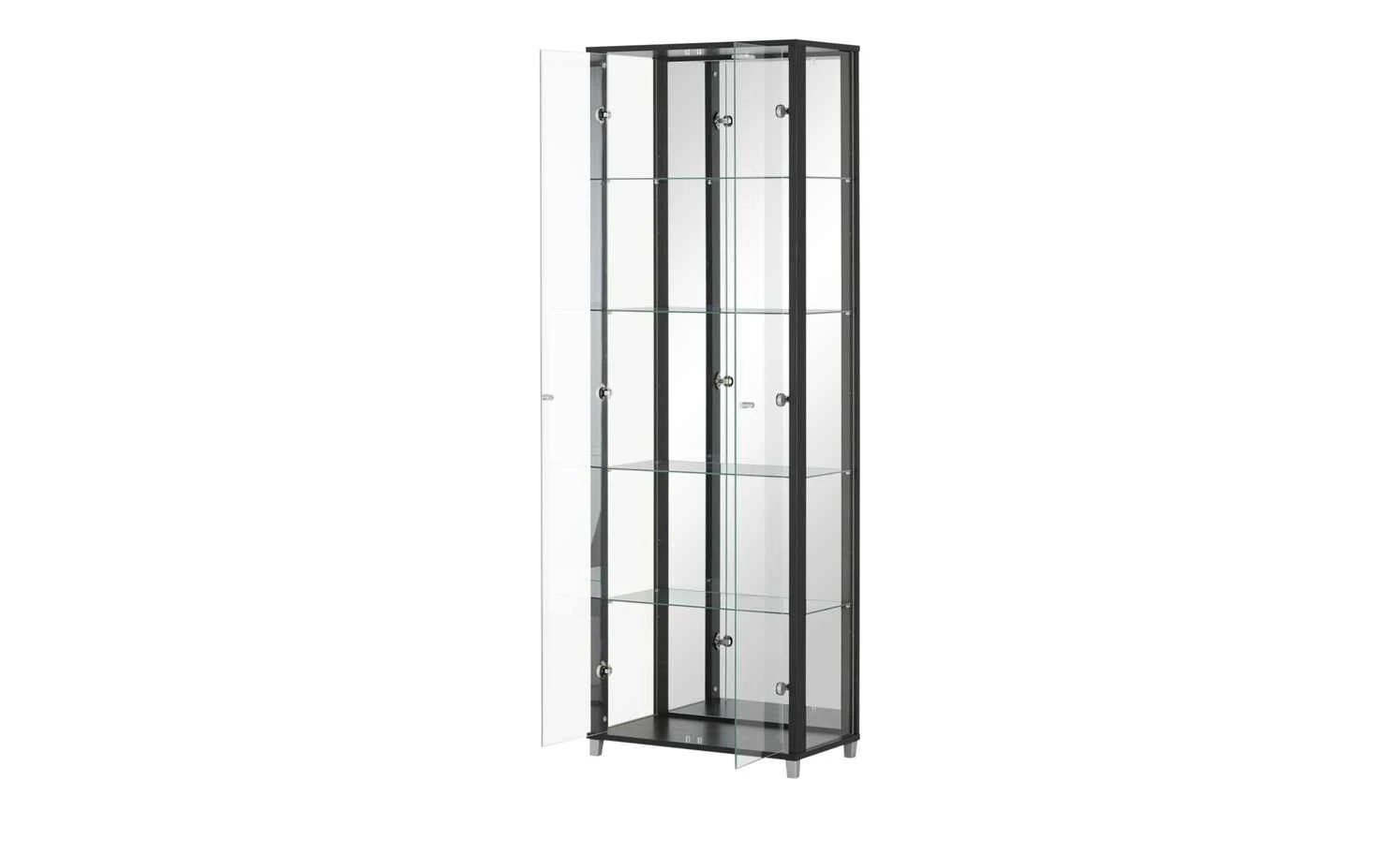Vitrine Cristal | 2|Stück Schwarzbraun 7 Vitrine Cristal | 2|Stück Schwarzbraun – Bild 7