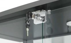 Vitrine, 2-türig Filaga | Schwarz -Komm Store 13346798 9 202102102232