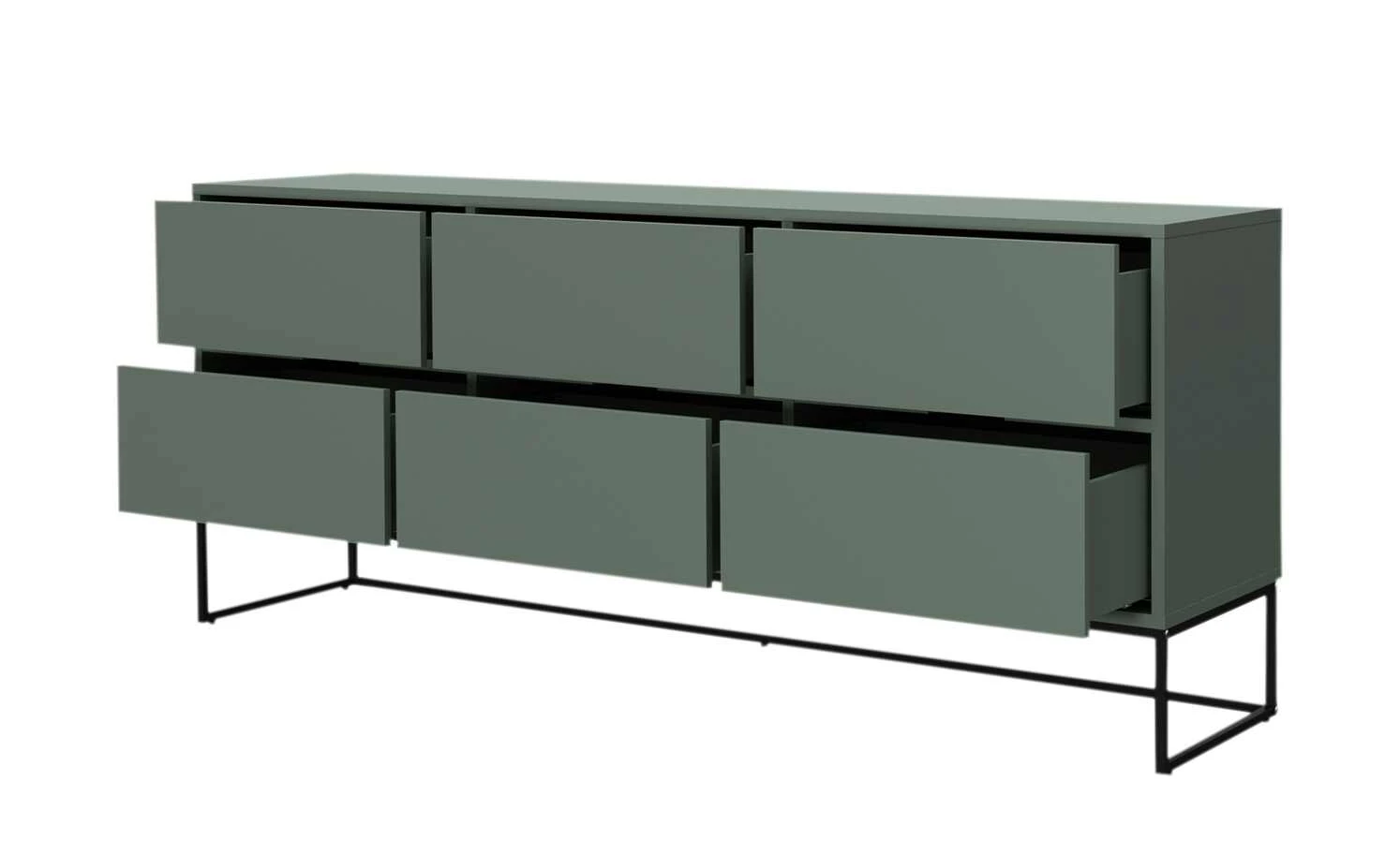 Sideboard Linera | Grün 2 Sideboard Linera | Grün – Bild 2