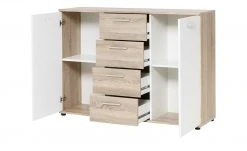 Kommode Jelsi | Eiche Sonoma (Nachbildung) / Weiß 8 Kommode Jelsi | Eiche Sonoma (Nachbildung) / Weiß -Komm Store 13347213 3 202107202233