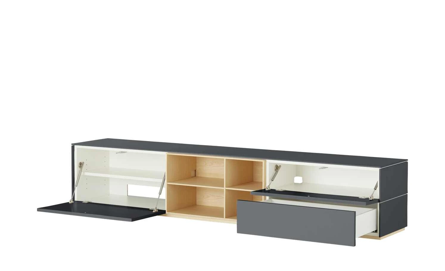 Lowboard Vono 2.0 | Anthrazit / Esche 7 Lowboard Vono 2.0 | Anthrazit / Esche – Bild 7