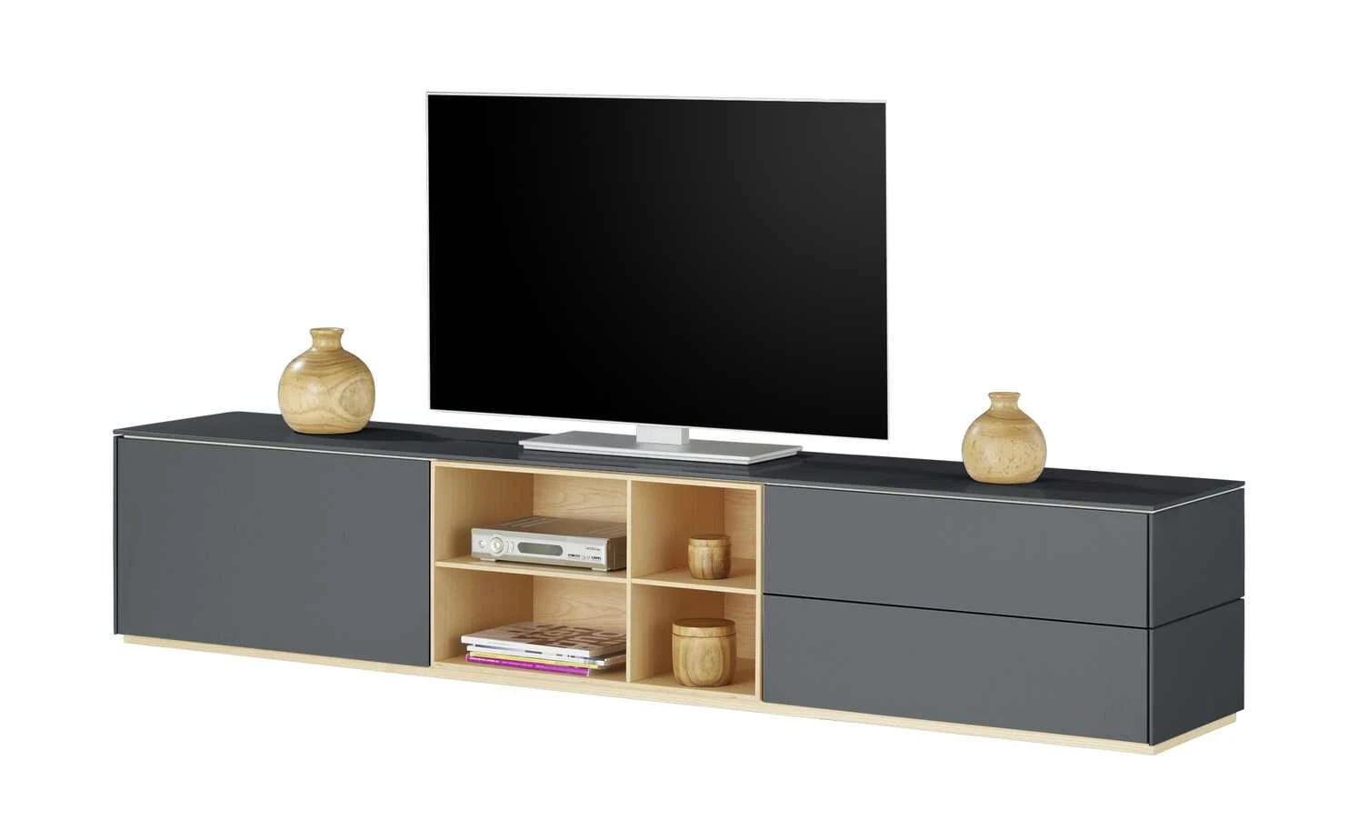 Lowboard Vono 2.0 | Anthrazit / Esche 9 Lowboard Vono 2.0 | Anthrazit / Esche – Bild 9