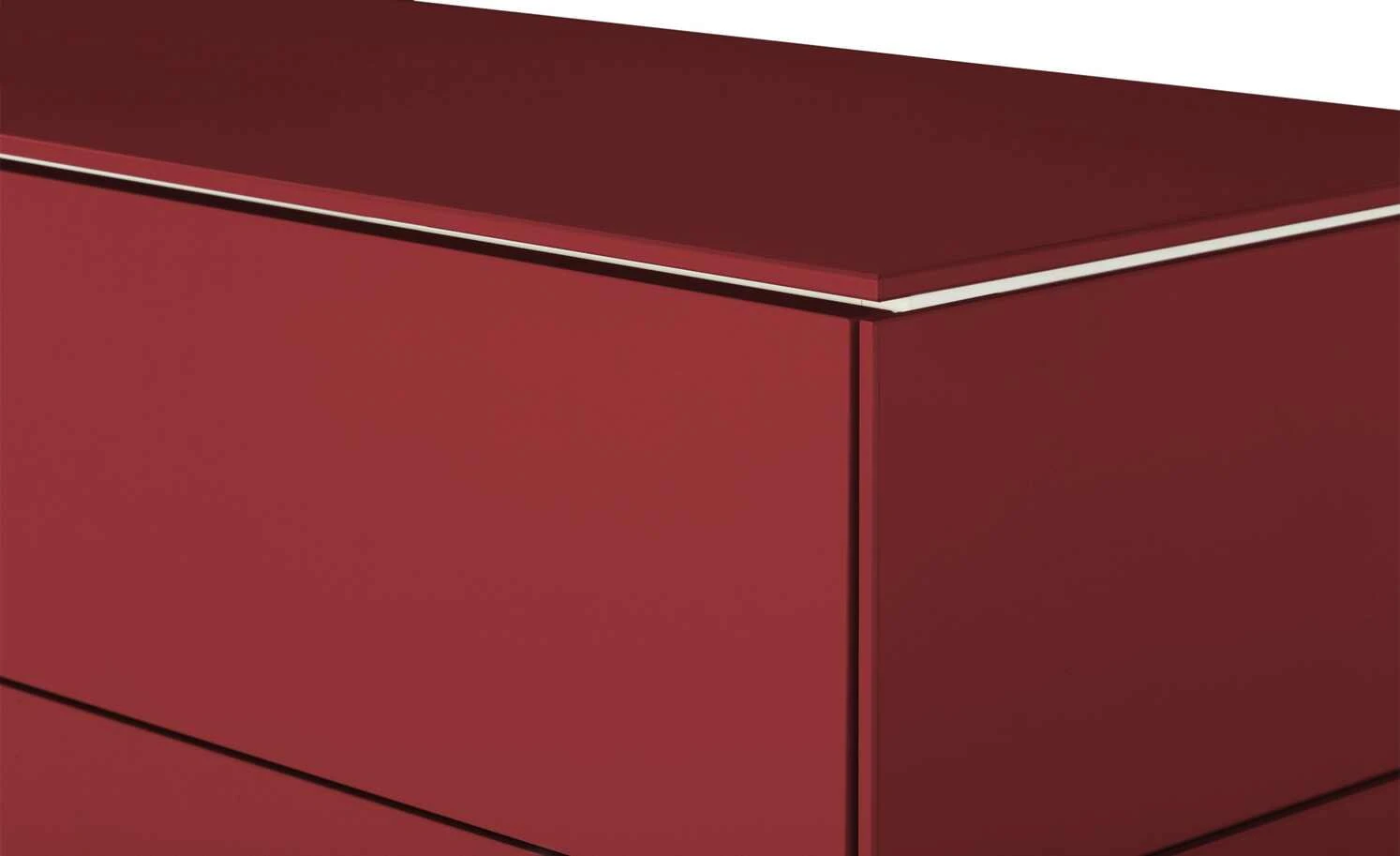 Lowboard Vono 2.0 | Rubinrot / Esche 6 Lowboard Vono 2.0 | Rubinrot / Esche – Bild 6