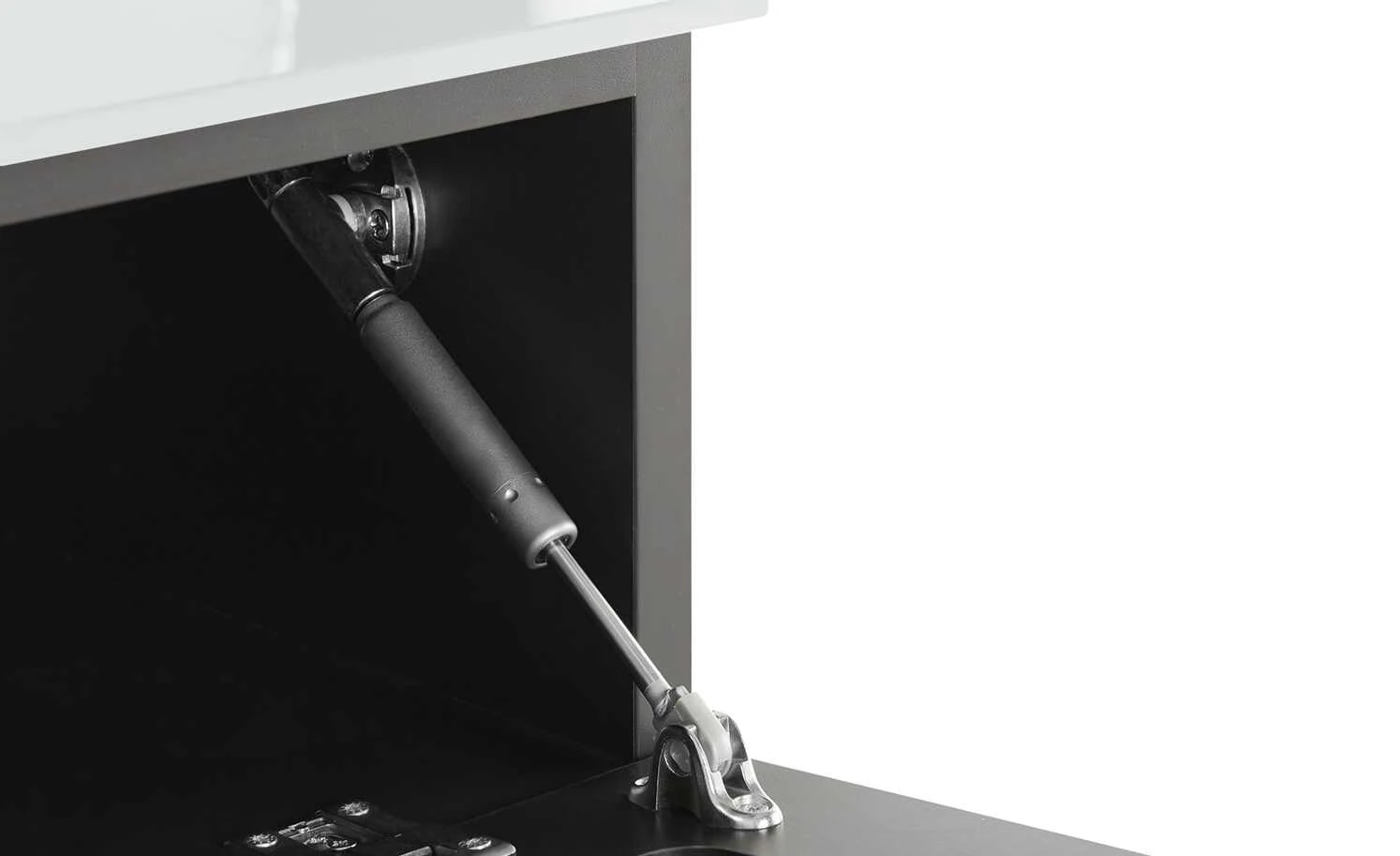 Lowboard Vono 2.0 | Weiß / Schwarz 4 Lowboard Vono 2.0 | Weiß / Schwarz – Bild 4