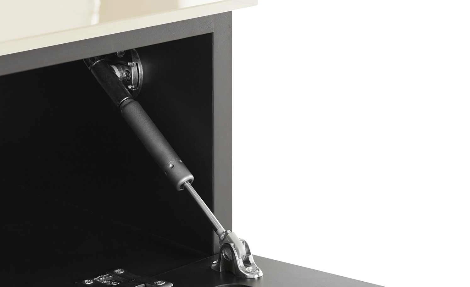 Lowboard Vono 2.0 | Cremeweiß / Schwarz 7 Lowboard Vono 2.0 | Cremeweiß / Schwarz – Bild 7