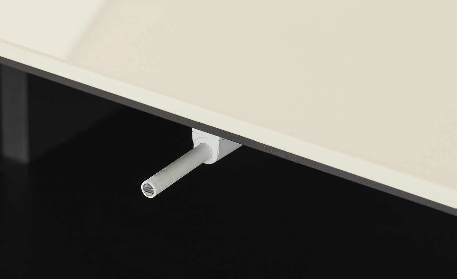 Lowboard Vono 2.0 | Cremeweiß / Schwarz 8 Lowboard Vono 2.0 | Cremeweiß / Schwarz – Bild 8