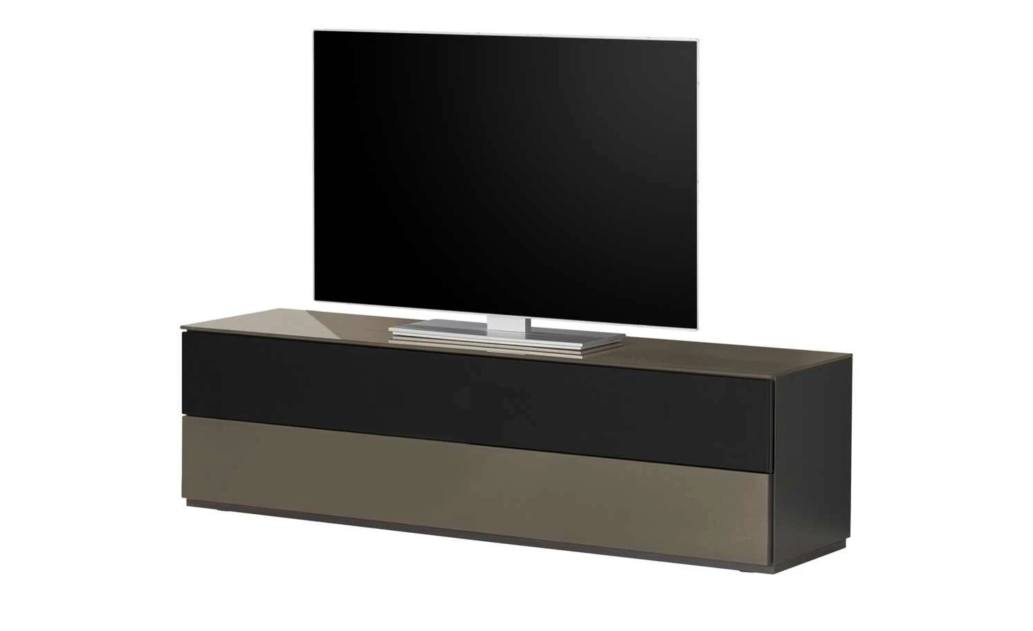 Lowboard Vono 2.0 | Beigegrau / Schwarz 2 Lowboard Vono 2.0 | Beigegrau / Schwarz – Bild 2