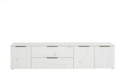 TV-Lowboard Vitreo | White Oak (Nachbildung) 3 Türen, 1 Klappe und 1 Schubkasten -Komm Store 13348433 4 202111262338