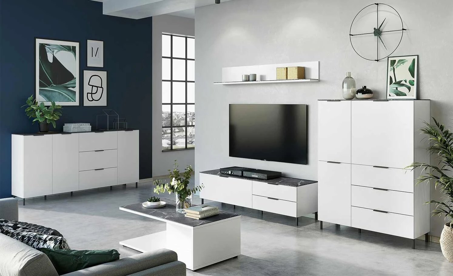 uno Kommode Marble | 192|cm 1 uno Kommode Marble | 192|cm