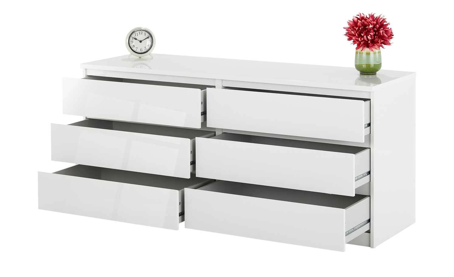 Sideboard mit 6 Schüben Nardo | Weiß 8 Sideboard mit 6 Schüben Nardo | Weiß – Bild 8