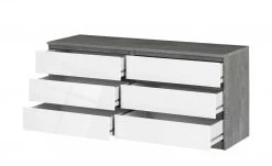 Sideboard mit 6 Schüben Nardo | Beton (Nachbildung) / Weiß -Komm Store 13349218 3 202206231234