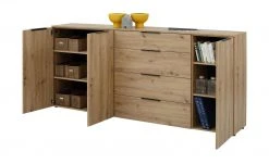 Vitreo | Asteiche (Nachbildung) 3 Türen und 4 Schubkästen -Komm Store 13349342 3 202206291057