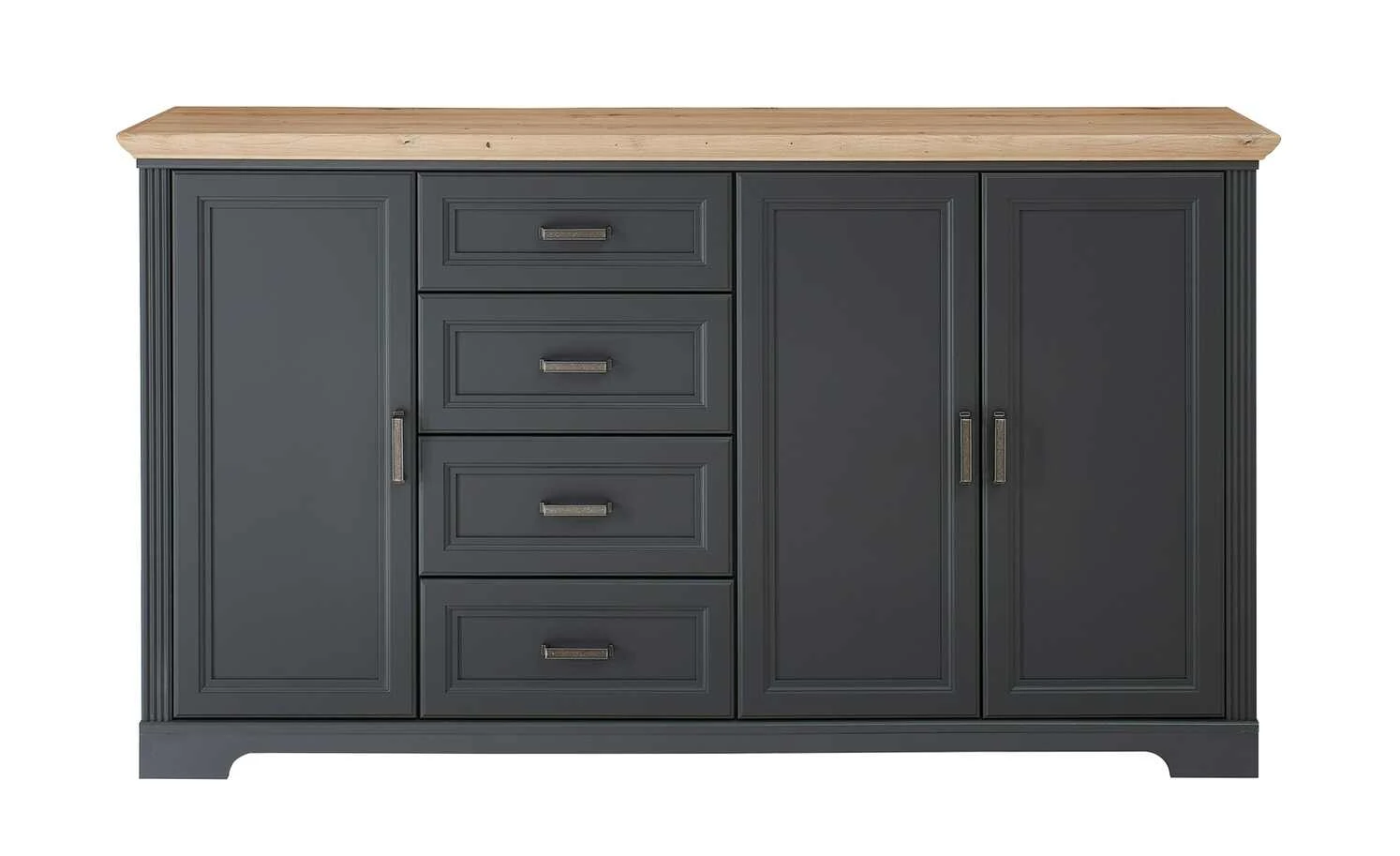 Sideboard Varese | Graphitgrau / Asteiche (Nachbildung) 3 Sideboard Varese | Graphitgrau / Asteiche (Nachbildung) – Bild 3