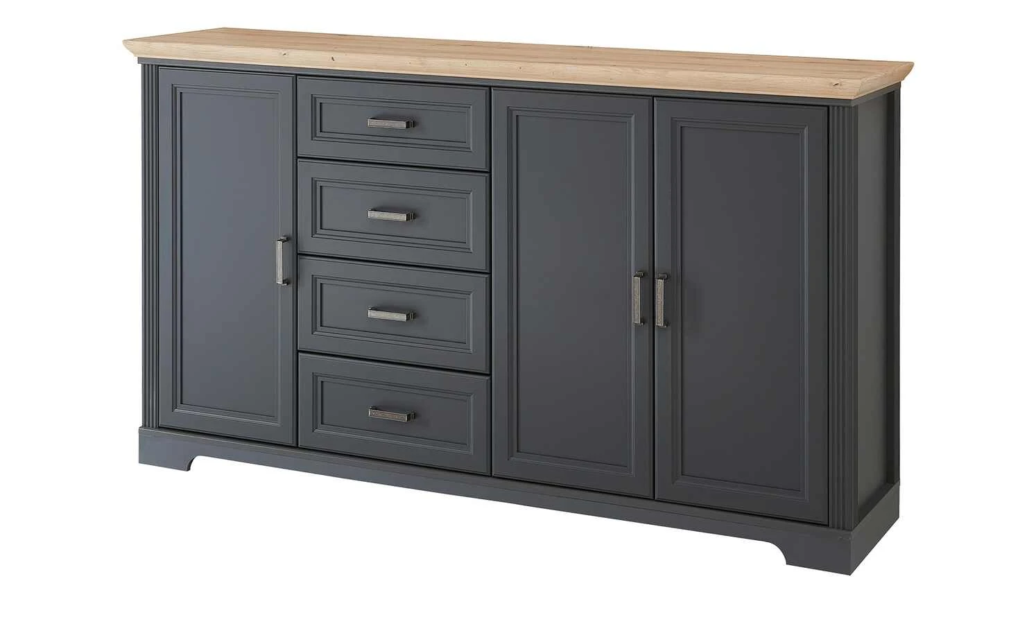 Sideboard Varese | Graphitgrau / Asteiche (Nachbildung) 2 Sideboard Varese | Graphitgrau / Asteiche (Nachbildung) – Bild 2