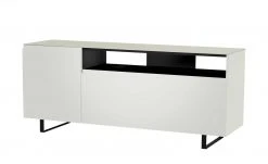 TV-Board Nicolo | Weiß / Anthrazit Kufen
