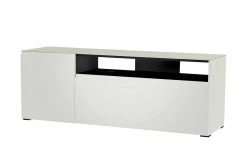 TV-Board Nicolo | Weiß / Anthrazit Gleiter