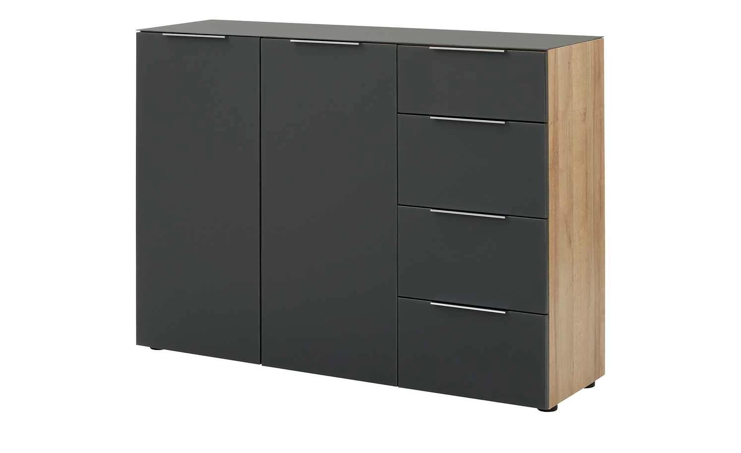 Sideboard Vitreo | Riviera Eiche (Nachbildung) / Anthrazit 1 Sideboard Vitreo | Riviera Eiche (Nachbildung) / Anthrazit